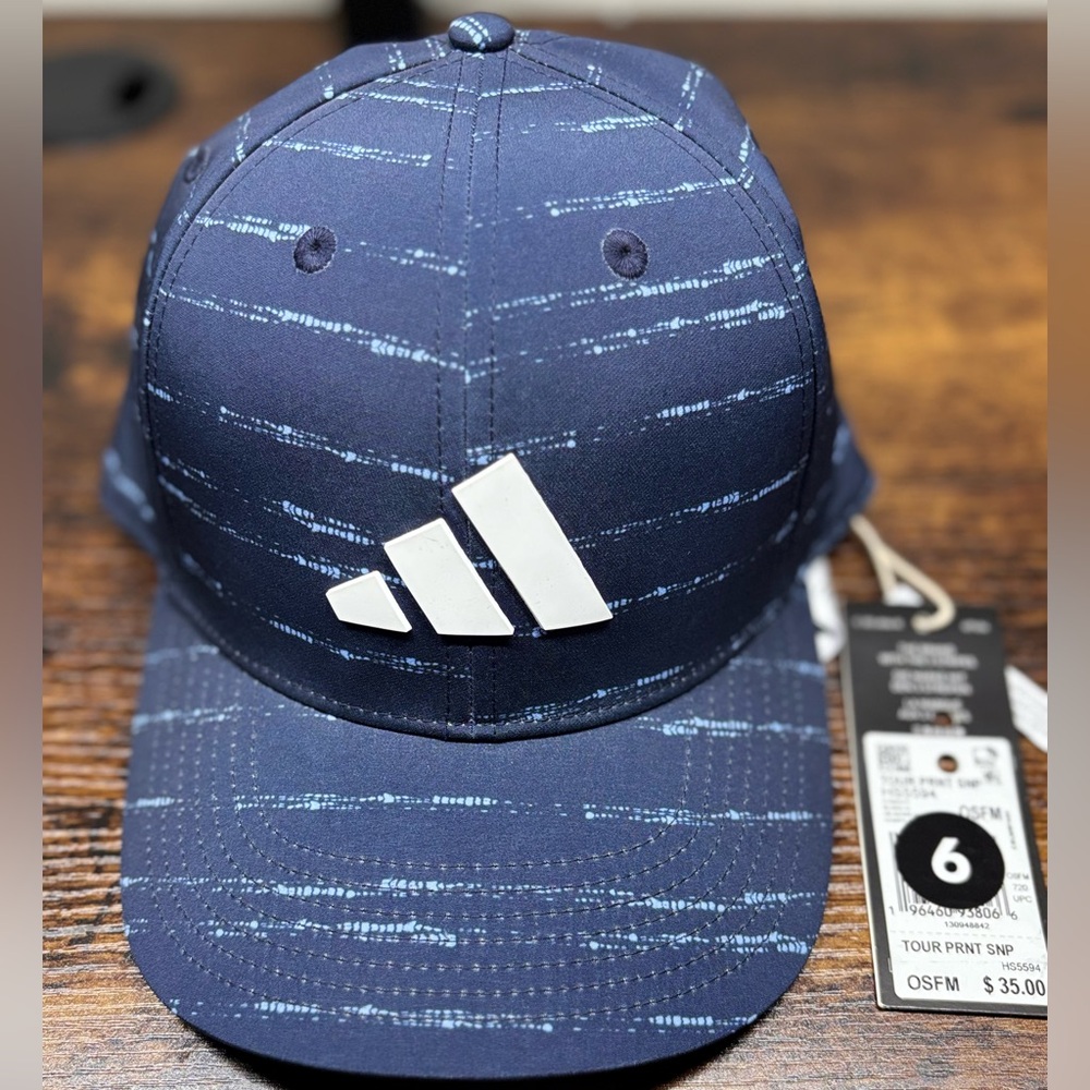 adidas Navy Blue Hat with White Logo